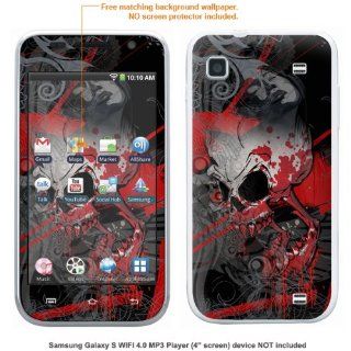 Protective Decal Skin Sticke for Samsung Galaxy S WIFI Player 4.0 Media player case cover GLXYsPLYER_4 506: Cell Phones & Accessories