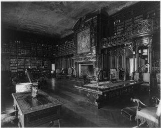 Photo: Library, Biltmore House, Vanderbilt estate, Asheville, Buncombe County, N.C., 1930   Prints