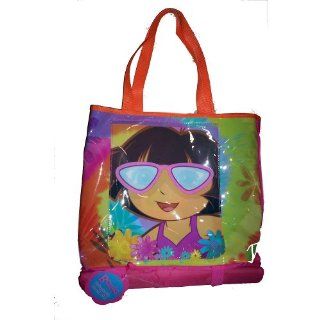 Dora the Explorer Dora 13 inch Beach Tote with Mat   (Colors/Styles Vary): Toys & Games