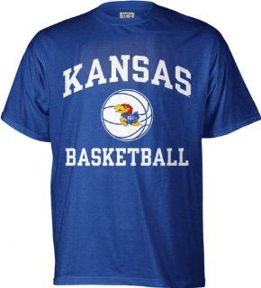 Kansas Jayhawks Perennial Basketball T Shirt : Athletic T Shirts : Sports & Outdoors