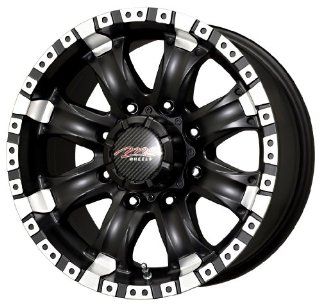 MB Wheels Chaos Matte Black Wheel (16x8.5"/6x114.3mm): Automotive