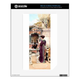 Pompeii Woman Godward garden Skins For The NOOK Color