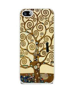 Tree of Life by Klimt   iPhone 5 or 5s Cover, Cell Phone Case   White: Cell Phones & Accessories