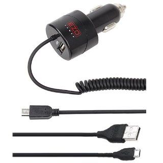 EZOPower Rapid 15W / 3.1A Dual Outlet Car Charger with Extra 10ft Micro USB Cable for Nokia Lumia 520, Lumia 521, Lumia 925, Lumia 928; LG Optimus G Pro, Lucid 2 VS870 and more Cell Phone, Smartphone: Cell Phones & Accessories