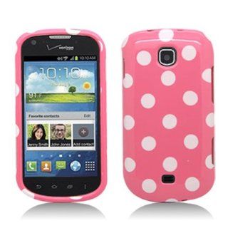 p2s88 Light Pink Polka Dots Design Snap on Crystal Hard Skin Phone Cover Case for Samsung Galaxy Stellar i200 Cell Phones & Accessories