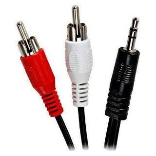 Importer520 12 Ft Stereo 3.5mm to 2 x RCA Audio Y Adapter Cable For T Mobile Samsung Dart T499: Cell Phones & Accessories