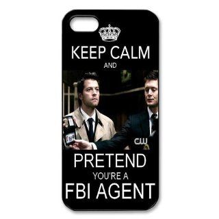 Personalized Castiel Supernatural Hard Case for Apple iphone 5/5s case AA520 Cell Phones & Accessories