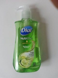 Dial Nutriskin with Fruit Oil Hand Soap with Moisturizer, Grape Seed Oil and Lemongrass, 7.5oz : Hand Washes : Beauty