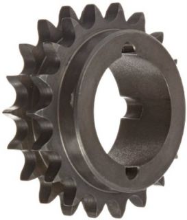 Martin Roller Chain Sprocket, Taper Bushed, Type B Hub, Double Strand, 06B Chain Size, For 1610 Bushing, 9.525mm Pitch, 35 Teeth, 41.28mm Max Bore Dia., 111.55mm OD, 82.55mm Hub Dia., 15.44mm Width: Industrial & Scientific