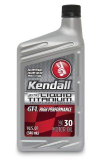 Kendall 527 7133 GT 1 30W High Performance Motor Oil: Automotive