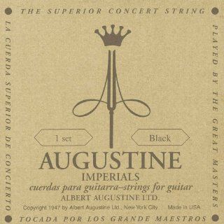 Albert Augustine 528A Imperial Black Label Classical Guitar Strings: Musical Instruments