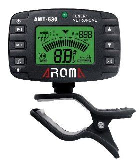 Aroma AMT 530 Clip On Chromatic Tuner and Metronome: Musical Instruments