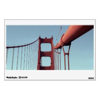 On The Golden Gate Bridge Wall Decals