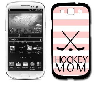 Hockey Mom Baby Pink Stripes Cute Hipster Samsung Galaxy S3 SIII i9300 Case Fits Samsung Galaxy S3 SIII i9300 Cell Phones & Accessories