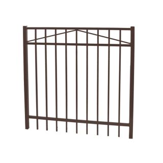 Ironcraft Powder Coated Aluminum Fence Gate (Common: 48 in x 59 in; Actual: 48 in x 59 in)