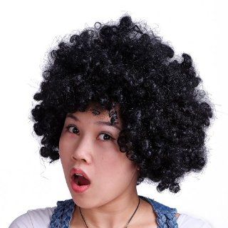 HDE Jumbo Afro Halloween Costume Party Wig: Blonde Afro Wig: Clothing