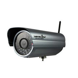 Wansview NCH 532MW HD Mega Pixel IP Camera Outdoor Wireless Security iPhone View : Bullet Cameras : Camera & Photo