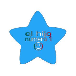 El Hijo Número 1   Number 1 Son in Mexican Star Stickers