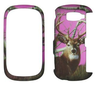 Pink Camo Buck Deer Realtree LG Octane VN530 Verizon Case Cover Phone Hard Cover Case Snap on Faceplates: Cell Phones & Accessories