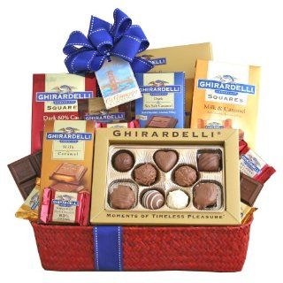 Ghirardelli San Francisco Favorites Gift Basket from California Delicious : Gourmet Chocolate Gifts : Grocery & Gourmet Food