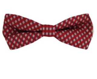 FBT SK 10311   Red   Brown   Mens Slim Self Tie Bow Tie at  Mens Clothing store