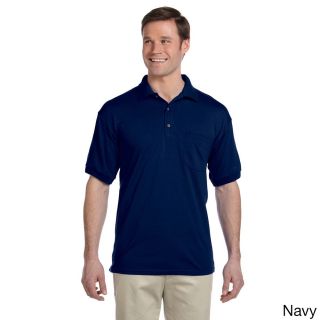 Gildan Gildan Mens Dry Blend Jersey Polo Shirt Navy Size 3XL