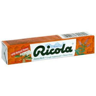 Ricola Cough Suppressant Throat Drops, Honey Herb, 10 Drops (Pack of 24) : Hard Candy : Grocery & Gourmet Food