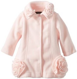 Kate Mack Baby Girls Essential Coats Infant Polar Fleece Jacket, Pink, 9 Months: Infant And Toddler Outerwear Jackets: Clothing