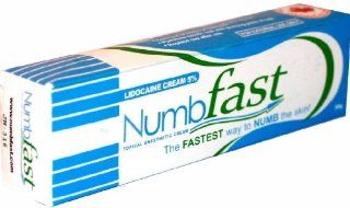 NUMB FAST NUMBING CREAM 30gram, Numb Fast brand, body piercing, body waxing, bikini waxing, laser hair removal.: Health & Personal Care