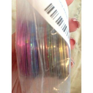 30Pcs Mixed Colors Rolls Striping Tape Line Nail Art Tips Decoration Sticker from Y2B : Beauty