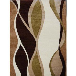 Home Dynamix Sumatra 8559c 548 31 1/2 Inch by 55.1 Inch Area Rug, Brown/Green  