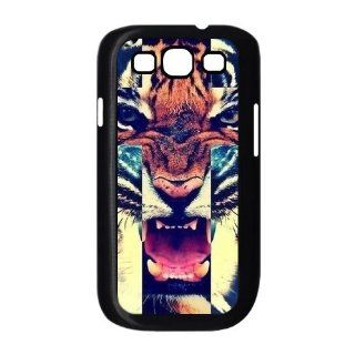 Tiger Roar Cross Hipster Quote Hard Samsung Galaxy S3 i9300 i9308 i939 Case: Cell Phones & Accessories