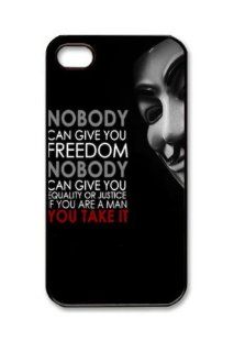 Anonymous Quote Iphone 4/4s Hard Shell Case, Best Iphone 4 4s Cases for Getbestoffer: Cell Phones & Accessories