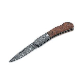 Magnum Damascus Quincewood Knife : Hunting Folding Knives : Sports & Outdoors