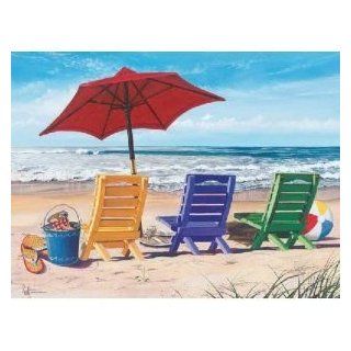 Beachy Keen 550 Piece Puzzle   24" X 18" By Artist Scott Westmoreland: Toys & Games