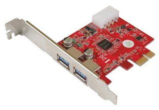Two Port Usb 3.0 Interface Card Pci Express 5Gbps Backwards Compatible USB 2.0 / 1.1: Computers & Accessories