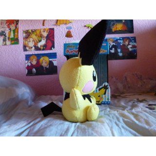 Takara Tomy Pokemon Black & White Voice Activated Talking Plush Toy   12" Pichu (Japanese Import): Toys & Games