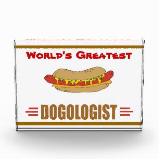 Funny Hot Dog Acrylic Award