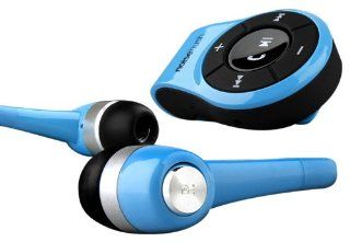 NoiseHush NS560 11976 Clip on Bluetooth Stereo Headset for all Tablet, Apple iPad/iPhone and Cell Phones   Retail Packaging   Blue: Cell Phones & Accessories