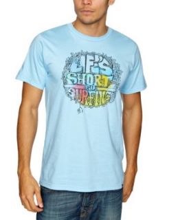 Reef Attention At Sea Slim T Shirt   Short Sleeve   Men's Light Blue, L at  Mens Clothing store: Fashion T Shirts