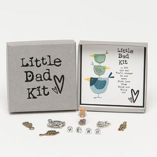 personalised little dad kit by from lucy
