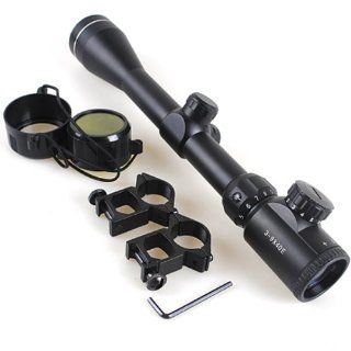 CVLIFE 3 9X40 E Red & Green Mil dot Illuminated Optics Sniper Hunting Air Rifle Scope With Free Mount : Hunting Scopes For Rifles : Sports & Outdoors
