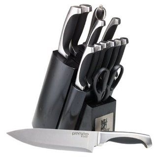 Sabatier Premiere 14 Piece Stainless Steel Knife Block Set: Kitchen & Dining
