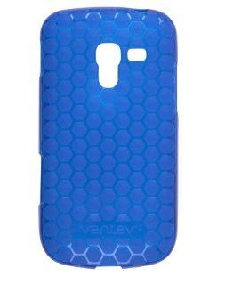 Ventev   Honeycomb Dura Gel Case for Samsung Galaxy Exhilarate SGH I577   Blue Cell Phones & Accessories