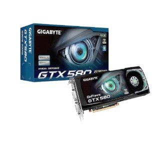 Gigabyte nVidia GeForce GTX 580 1544MHz GDDR5 2DVI/HDMI PCI Express 2.0 Video Card GV N580D5 15I B: Electronics