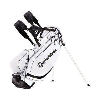 TaylorMade Stratus Stand Bag, White/Black/Orange : Golf Stand Bags : Sports & Outdoors