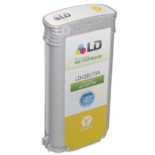 LD © Remanufactured Replacement Ink Cartridge for Hewlett Packard C9373A (HP 72) High Yield Yellow: Electronics