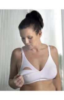 QT Molded Soft Cup Nursing White 34D Bra at  Womens Clothing store