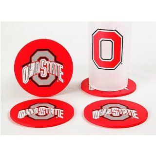 NCAA Ohio State Buckeyes Coasters, 4 Pack : Sports Fan Beverage Coasters : Sports & Outdoors