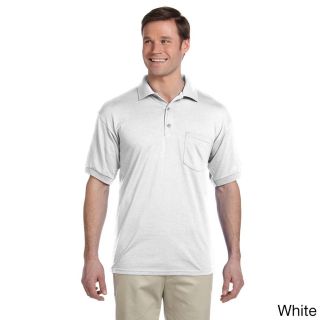 Gildan Gildan Mens Dry Blend Jersey Polo Shirt White Size 3XL